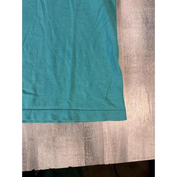 Vintage Bad Lands South Dakota Wraparound Nature T Shirt Wolf Teal Signal Tee XL - Picture 7 of 9